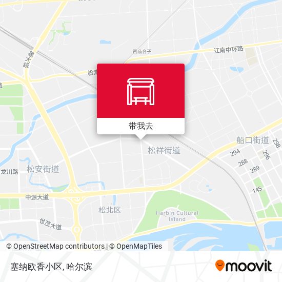 塞纳欧香小区地图
