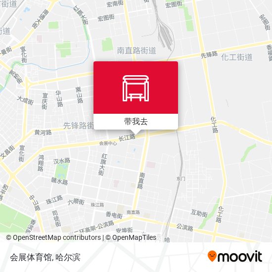 会展体育馆地图