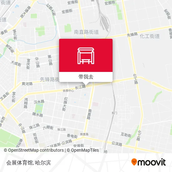 会展体育馆地图