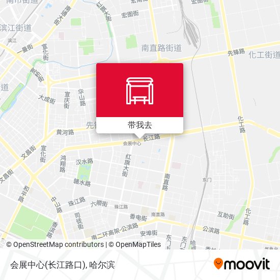 会展中心(长江路口)地图