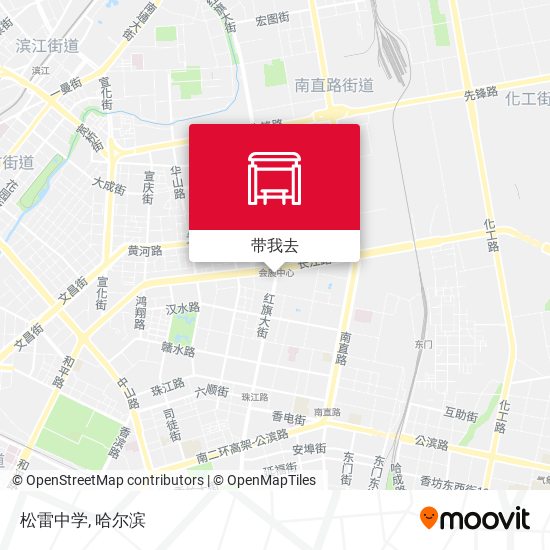 松雷中学地图