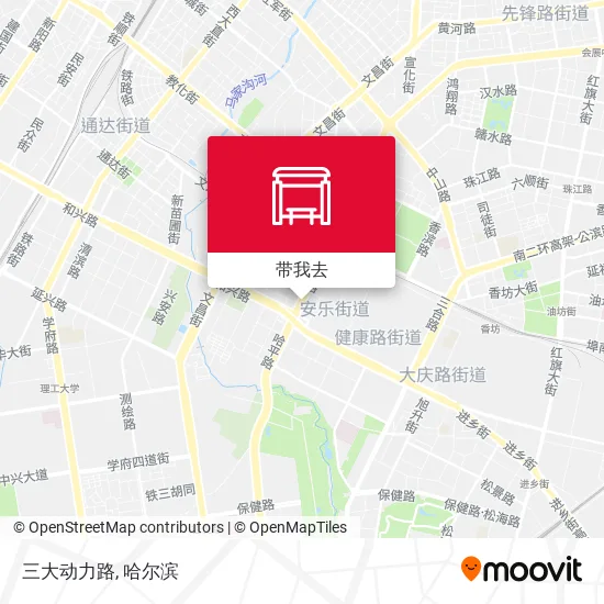 三大动力路地图