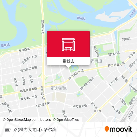 丽江路(群力大道口)地图