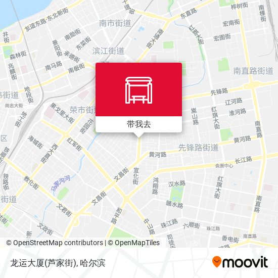 龙运大厦(芦家街)地图