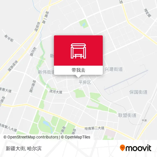 新疆大街地图