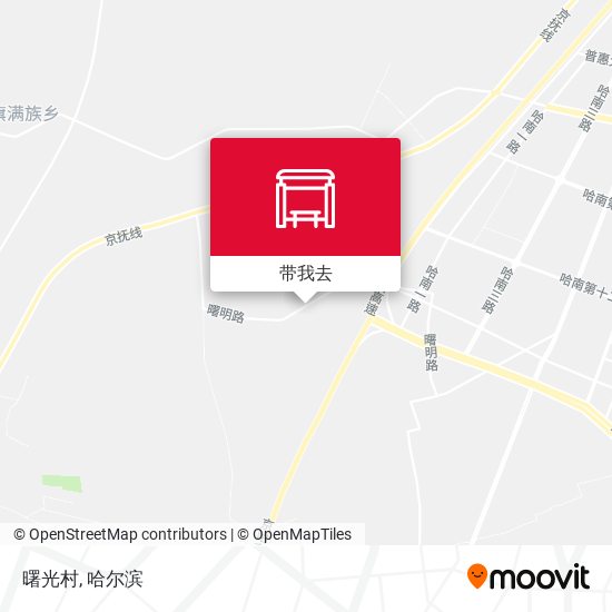 曙光村地图