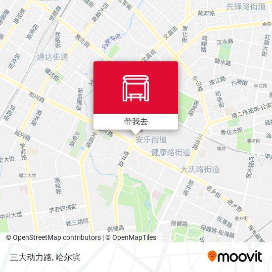 三大动力路地图