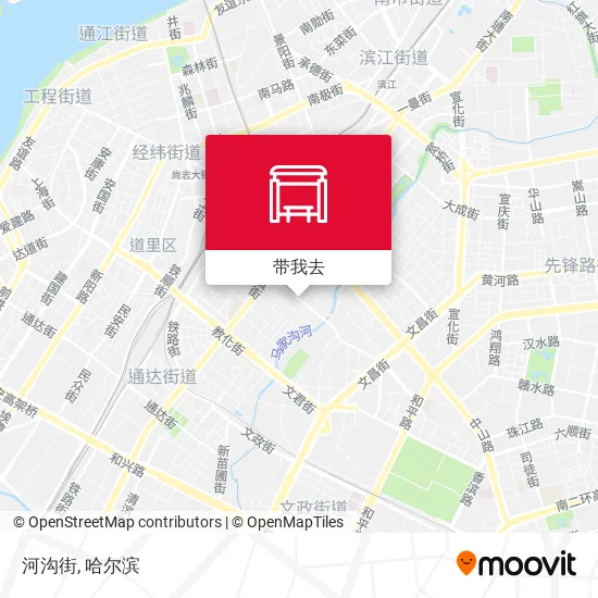 河沟街地图