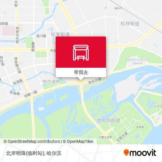 北岸明珠(临时站)地图