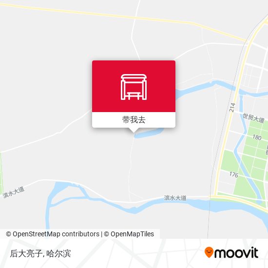 后大亮子地图