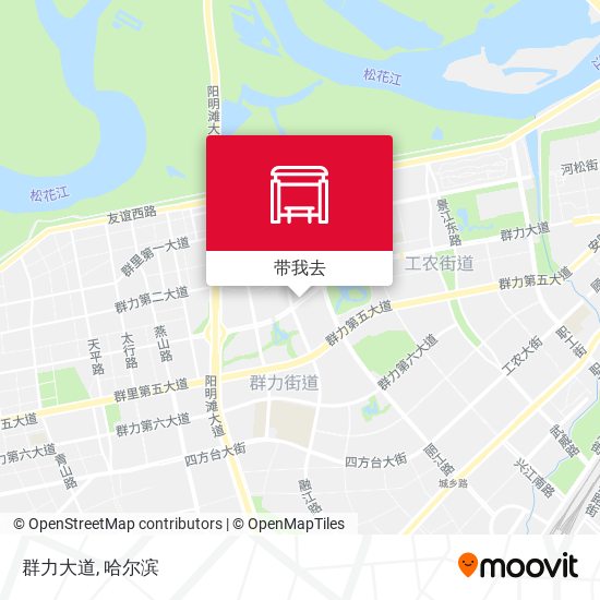 群力大道地图