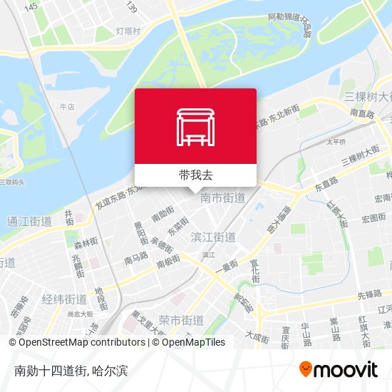 南勋十四道街地图