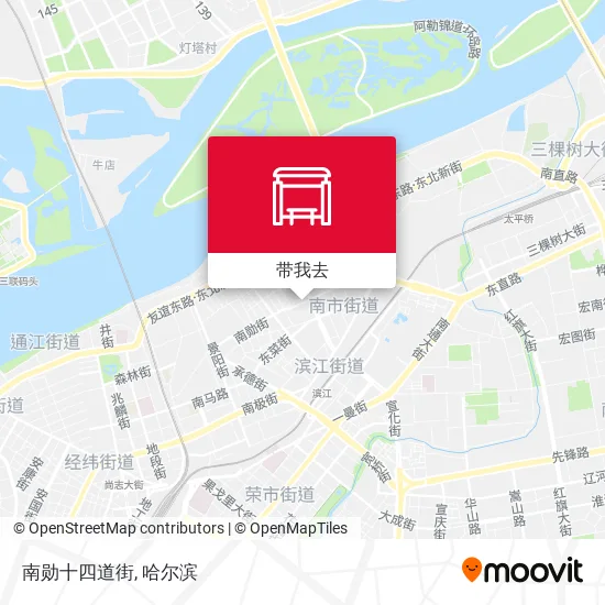 南勋十四道街地图