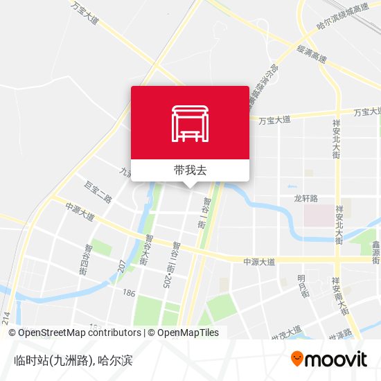 临时站(九洲路)地图