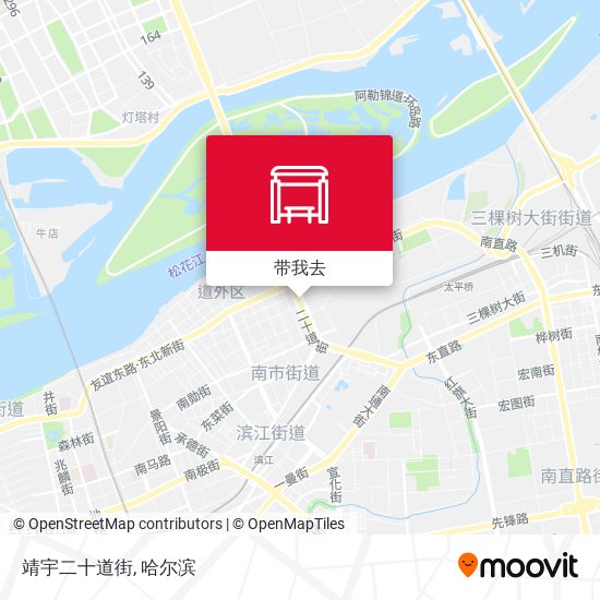 靖宇二十道街地图