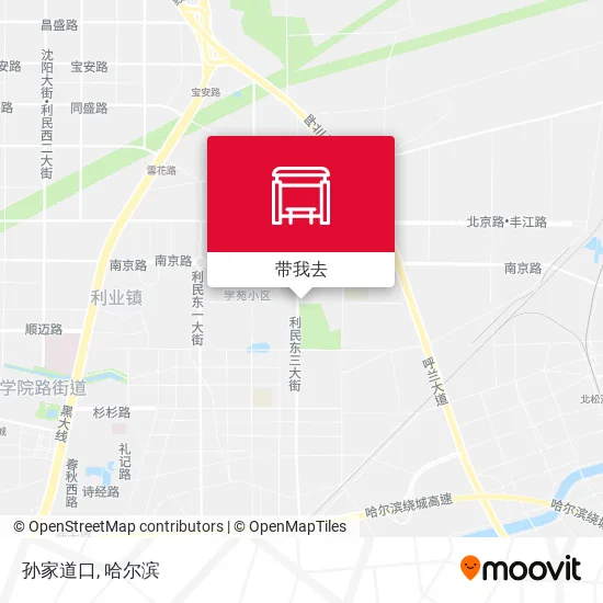 孙家道口地图