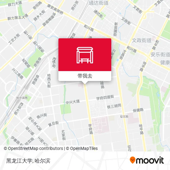 黑龙江大学地图