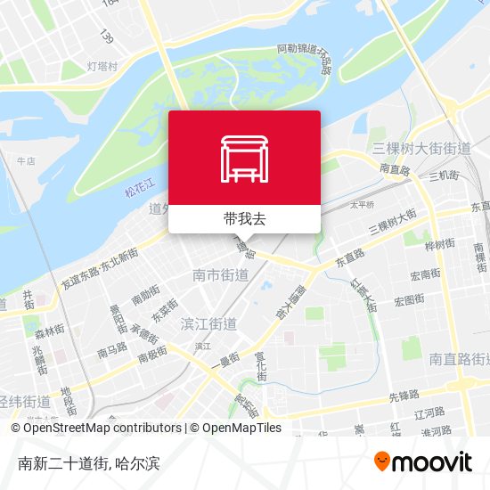 南新二十道街地图