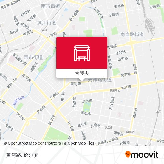 黄河路地图
