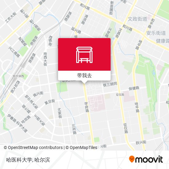 哈医科大学地图