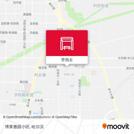 博莱雅园小区地图