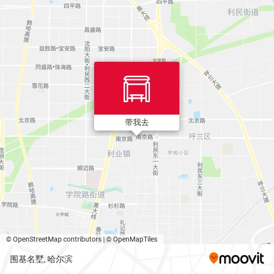 围基名墅地图