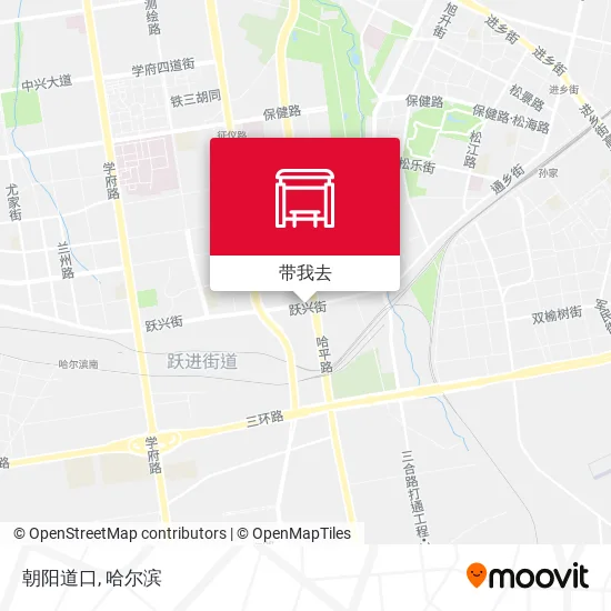 朝阳道口地图
