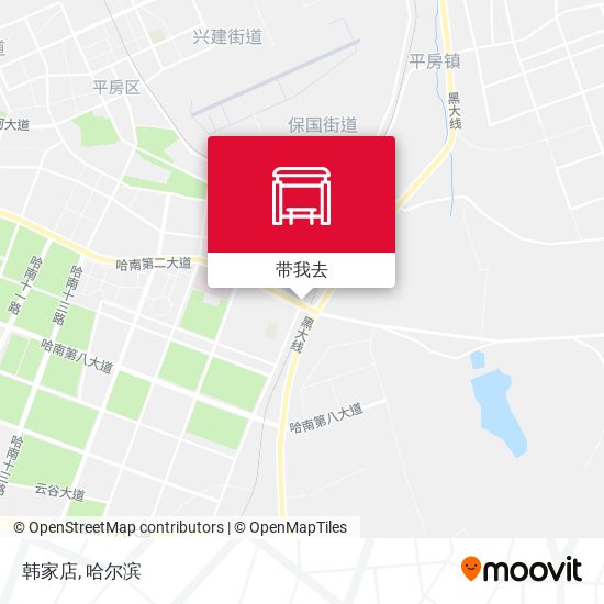 韩家店地图