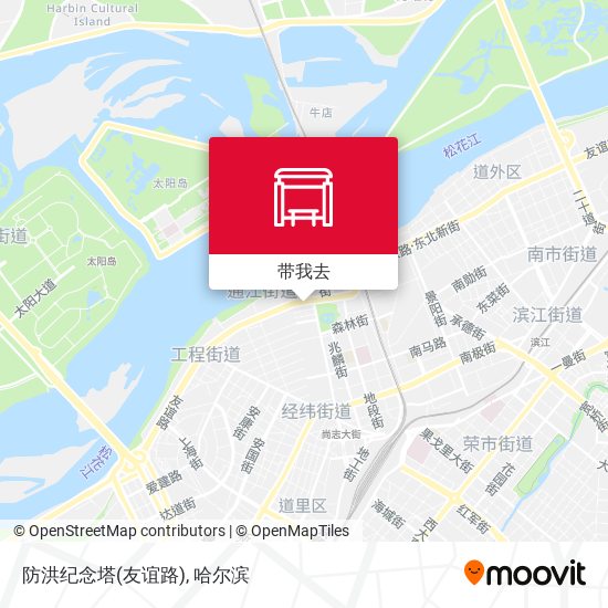 防洪纪念塔(友谊路)地图