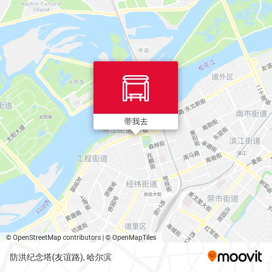 防洪纪念塔(友谊路)地图