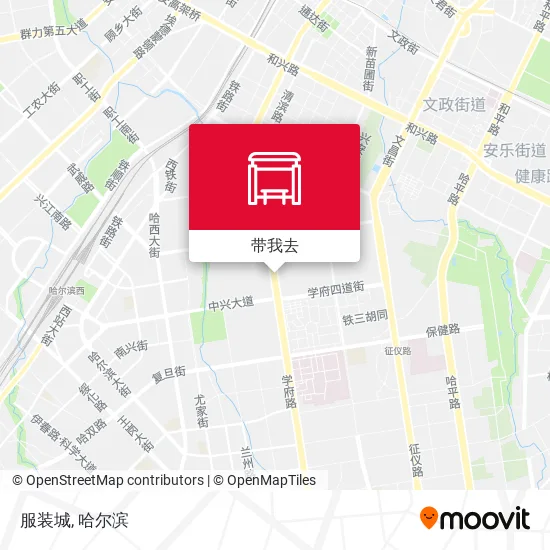 服装城地图