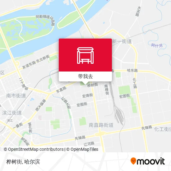 桦树街地图