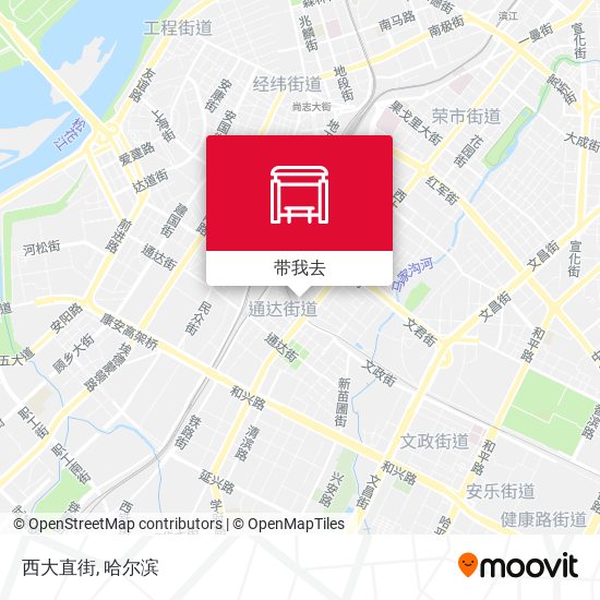 西大直街地图