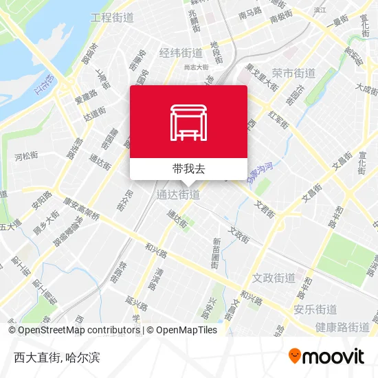 西大直街地图