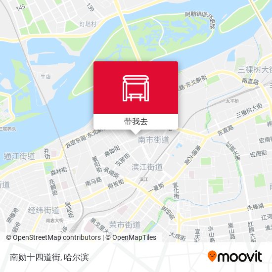 南勋十四道街地图