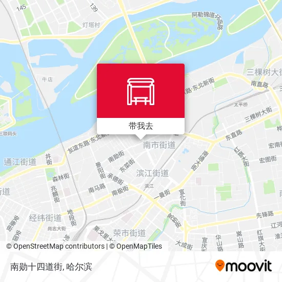南勋十四道街地图