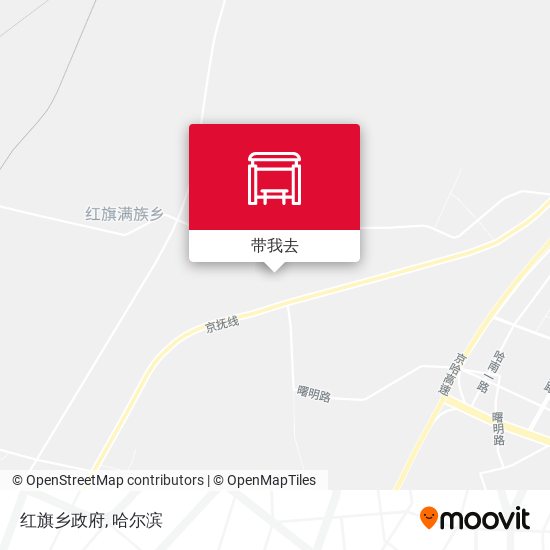 红旗乡政府地图