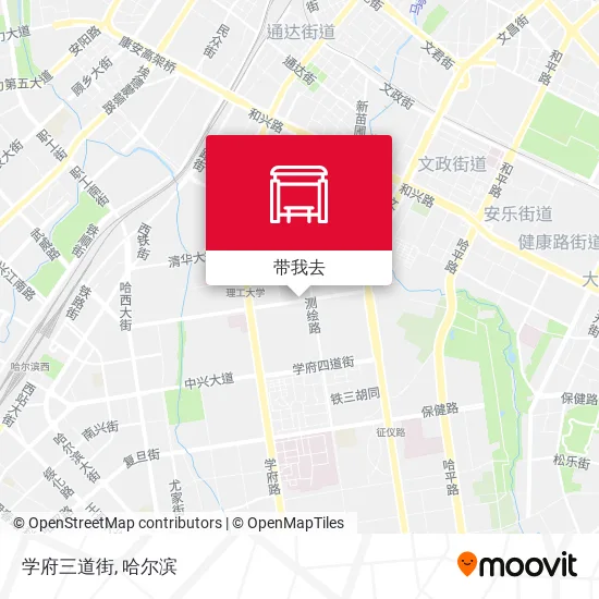 学府三道街地图