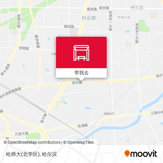 哈师大(北学区)地图