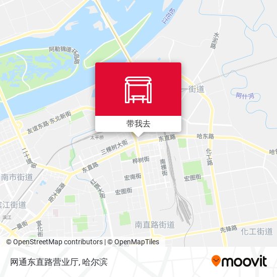 网通东直路营业厅地图