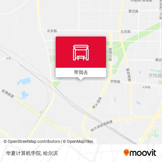 华夏计算机学院地图