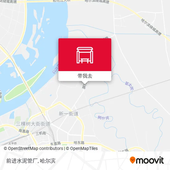 前进水泥管厂地图