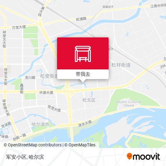 军安小区地图
