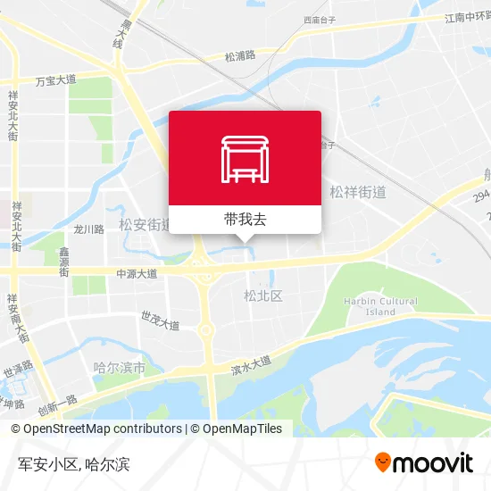 军安小区地图