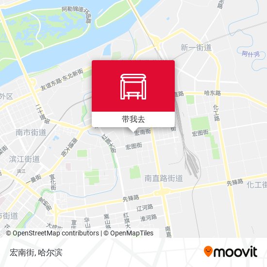 宏南街地图