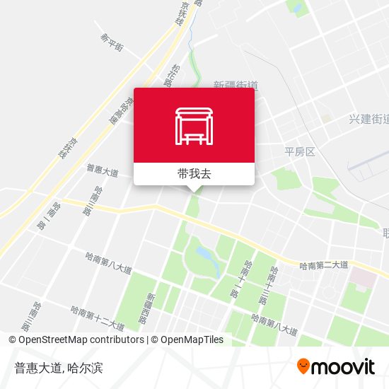 普惠大道地图