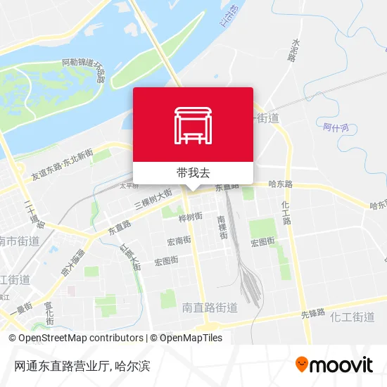 网通东直路营业厅地图