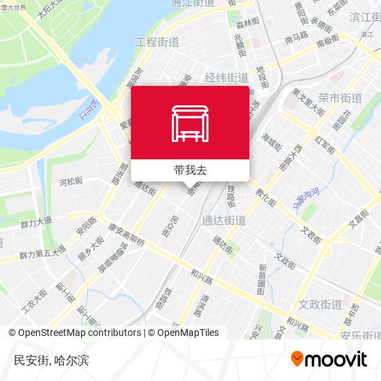 民安街地图