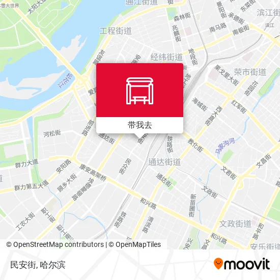 民安街地图