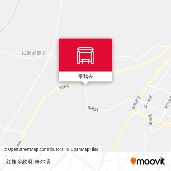 红旗乡政府地图